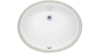 210 white cermanic undermount vanity sink